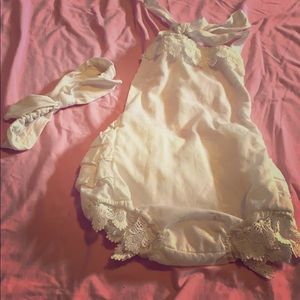 12-18 month bubble with matching head wrap